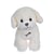 Peluche - Peluche Dogz & kats sonores 18 cm - chien blanc