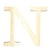 Lettre N - 19 cm - bois - Artemio