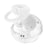 LinQ Écouteurs Bluetooth Clip Design ouvert Micro Appel Touche Tactile Blanc