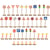 Set de 40 panneaux de signalisation - Goki