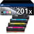 Pack 4 toners compatible HP 201XL - 123CONSOMMABLES