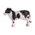 Figurine Vache noire et blanche - Wudimals