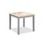 Table enfant Fenna gris naturel 57x57cm – Pinolino