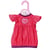 Robe a rayures rose et rouge dolly mosa - habit poupee 30-36 cm - zapf creation za11