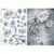 1 feuille de papier de riz 29,7 x 42 cm Itd Collection FLEUR D HIVER 1199R