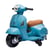 Véhicule électrique Mini Vespa GTS Bleu - Turbo Challenge