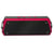 Enceinte Bluetooth Haute Fidélité IPX5 Waterproof Avec Appel Mains-Libres Et Son Stéréo Puissant Rouge YONIS
