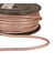 Bobine 25m cordon métallique 6mm rose clair