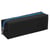 Trousse - Noir et bleu - 1 compartiment - Fermeture zip - 22x6,5x8cm - Scolaire