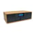 Micro-chaîne Hi-Fi Bluetooth 5.3 - Radio FM, Lecteur CD - Effet Bois