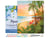 Peinture par Numéro Figured'Art avec Cadre - Club de surf - Kit de Loisir Créatif DIY Numéro d'Art Complet - 40x50cm toile tendue sur châssis