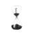 Sablier 5 minutes  sable noir