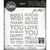 Gabarit de découpe pour machine Sizzix Tim Holtz - Texte audacieux - 7 pièces