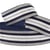 Bobine 22m Elastique bandes métal 40mm bleu / argent
