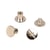Lot de 8 vis Chicago 10x6mm argent