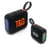 Enceinte Bluetooth Stéréo Sans Fil Bass RGB Lumière TWS Appels Mains Libres Noir YONIS