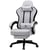 Chaise gaming ergonomique GTPLAYER - Tissu - Gris foncé - 50 x 54 x 125-135 cm