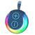 Enceinte Bluetooth Portable LED RGB Avec Son Stéréo 360° Pour Camping Bleu YONIS
