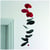 Mobile Flensted Turning Leaves en métal et bois – Design moderne noir et rouge - Flensted Mobiles