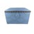 Boîte couture 21cmx28cmx19cm éventails bleus