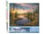 Peinture par Numéro Figured'Art - Maison de campagne au crepuscule - Kit de Loisir Créatif DIY Numéro d'Art Complet - 40x50cm sans châssis en bois