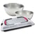 Set pâtisserie plaque de cuisson 42 x 29 cm avec couvercle, 2 bols à mixer et 1 spatule Zenker