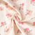 Tissu Double gaze de Coton Fleuris Molisa sur fond Ecru