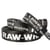 Film 20m sangle jacquard RAW WHITE 35mm Noir/blanc