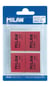 Blister 4 gommes nata® 624