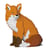 Renard assis Taille standard | JEKCA | 14 ans et +