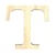 Lettre T - 11.5 cm - bois - Artemio