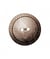 Carte de 3 boutons fantaisies rond 2 trous Marron clair 23mm - Union Knopf Marron