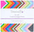 Pochette de 48 feuilles unies 20,5cm x 20,5cm Dovecraft