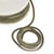 Bobine 25m Cordon carré  4 mm Beige