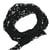 Rayher - Cordon tresse large Noir 1 m