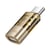 Hoko Mini-Adaptateur OTG Lightning Femelle vers USB-C Mâle avec Charge Rapide 3A Dorée