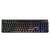 Amstrad Clavier Pro Gamer Filaire avec Rétroéclairage RVB 1,3m Noir