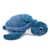 Peluche maman bébé tortue bleu - Les Déglingos
