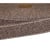 Bobine 20m sangle chinée point sellier 30mm marron chocolat