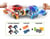 4 petites voitures exost smash and go mega pack booster - Silverlit