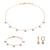 Collier, bracelet et boucles d'oreilles Gemia en pierres Améthyste - Sloya