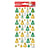 Stickers mousse 3D pour Calendrier de l'Avent - Sapins de Noël avec chiffres
