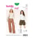 Patron Burda 6735 : Pantalon et short Femme avec coulisse et cordon du 34 au 46 taille n°FR 34-46