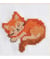Mon 1er kit point de croix - Chat endormi - Anchor Marron