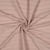 Tissu Jersey Coton à volants uni Rose poudré