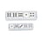 Set de 5 des de 16mm - boite cristal