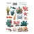 Planche de stickers couleur embelissement Fabrika Decoru SEA OF DREAMS 342