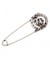 Epingle à Kilt spirale stylée Cuivre noir 75 MM X 1 - Union Knopf Gris
