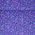 Tissu Coton imprimé  fleurs Liora sur fond Bleu - Au mètre