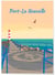 Affiche ville Port-La Nouvelle | A3 : 29,7x42cm
